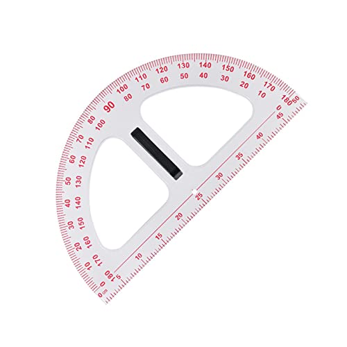 Rapporteur mathématique anti-dérapage avec poignée amovible pour éviter les erreurs