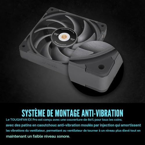 Thermaltake CL F171 PL12BL A système de refroidissement d'ordinateur Boitier PC Ventilateur 12 cm 3 pièce Neuf - vue 10
