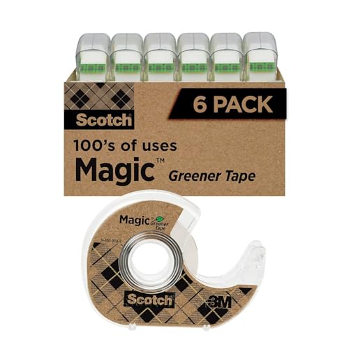 Ruban Scotch Magic Greener mat écologique avec distributeur manuel rechargeable