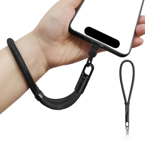 Cordón universal de teléfono con parche giratorio 360 anticaídas y antienredos