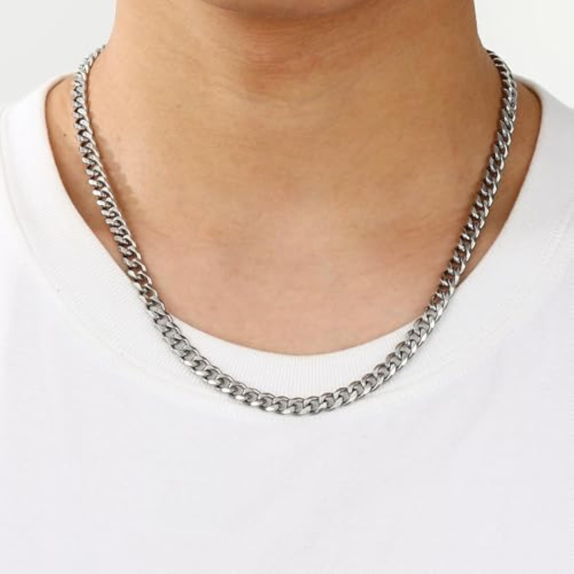 Artas Men's Cuban Chain Necklace, Gift for Dad