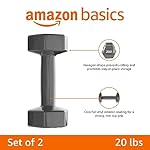Amazon Basics Vinyl Coated Dumbbell Hand Weights - Image 2