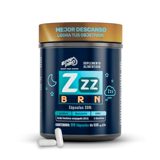 Pastillas nocturnas ZZZ BRN - 90 Cápsulas Naturales de Manzanilla, GABA, CLA, Jengibre, L Carnitina, Zinc, Manzanilla, Jengibre Cetonas de Frambuesa y Valeriana | Sin Gluten ni Aditivos | BPN PRO