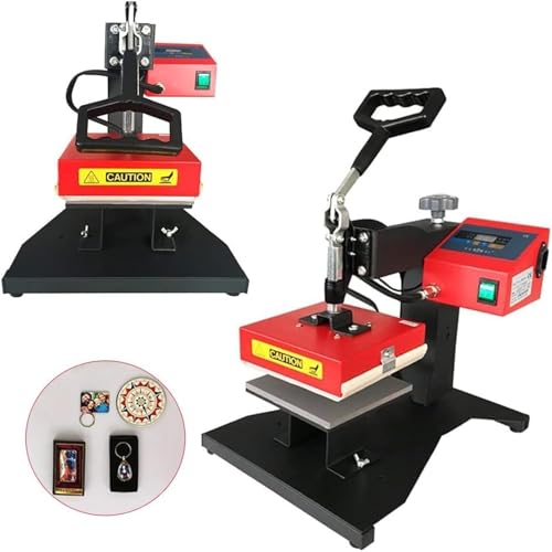 Prensa térmica para sublimación de 5.9"x5.9" para camisetas miniatura 5
