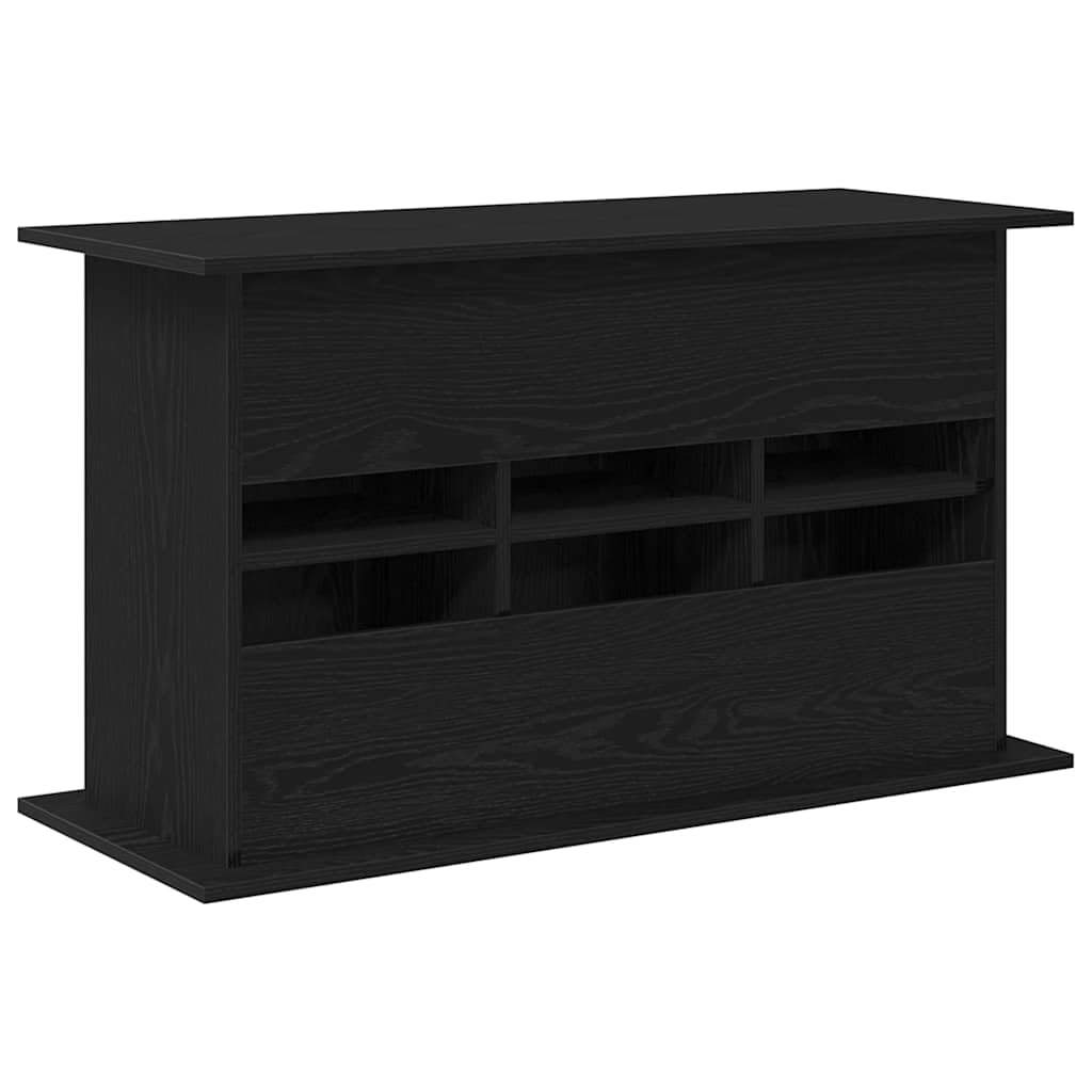 vidaXL Support d'aquarium Chêne Noir 101 x 41 x 58 cm Bois d'ingénierie