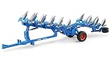 bruder pflug 02250 Die Deichsel ist ausklappbar. Das Fahrgestell ist höhenverstellbar