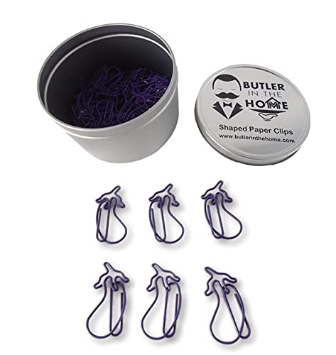 Trombones en forme d'aubergine Butler in the Home violets pour collectionneurs