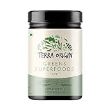 TERRA ORIGIN Greens Powder for Immune Defense and Digestive Support | with Spirulina, Probiotics, Or