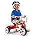 Radio Flyer Toddler Kids Tricycle, Folding Trike with Storage Bin, Fold 2 Go, Red