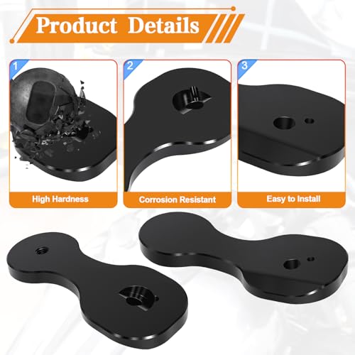 VPZMT Mirror Bracket Adapter Rear View Mirrors Spare Relocator Mount Relocation Plugs Kit for 2014-2025 Harley Touring Street Glide, Electra Glide, Tri Glide CVO Bagger with Batwing Fairings by VPZMT - Used condition - Image 8