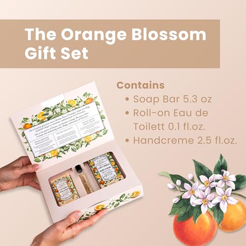 Image of Panier des Sens Orange Blossom Perfume, Hand Cream & Soap Gift Set