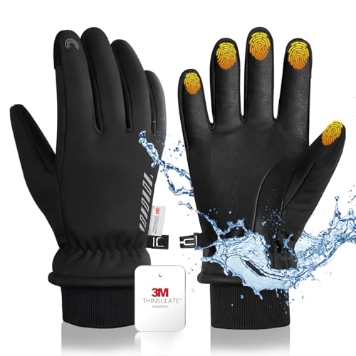 RIGWARL Waterproof Kids Snow Gloves with 3M...