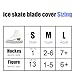 TUYUU Ice Skate Guards,Skate Guards for Hockey Skates,Figure Skates and Ice Skates.Ice Skate Blade Covers for Toddler Kids Youth Adults-Men Women Boys Girls.Skate Guards Figure Skating Hockey.