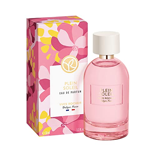 Yves Rocher Pleines Nature - Eau de Parfum Plein Soleil, luz opulenta, naturaleza brillante, 1 atomizador de 30 ml