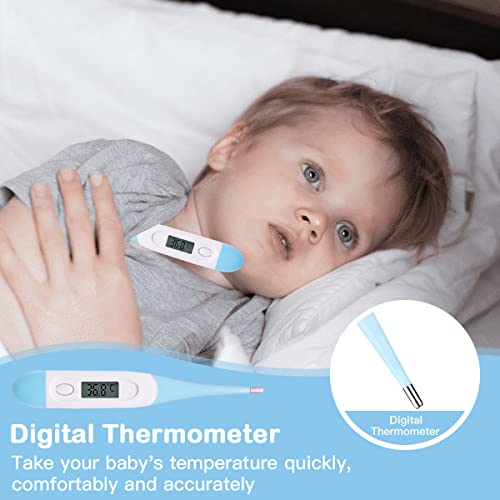 UptVin8 Teile Babypflege Kit Geburt, Babypflegeset Erstausstattung Neugeborene, Baby Gesundheitswesen Kit fFür Neugeborene Säugling (blau) – Bild 6