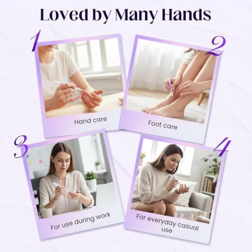 Image of 2-in-1 Cuticle Oil Pusher Pen, Ceramic Cuticle Pusher & Nail Oil Pen for Dry Damaged Nails, Gentle Cuticle Remover for Hangnails, Moisturizing Nail Care, Polish Prep & Nail Brightening