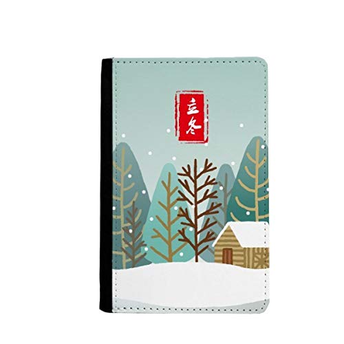 Porte-passeport circulaire voyage : étui portefeuille et card wallet case