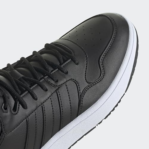 Adidas Herren Hoops 3.0 Mid Lifestyle Basketball Classic Fur Lining Winterized Shoes, Core Black/Core Black/Cloud White, 46 EU – Ansicht 4