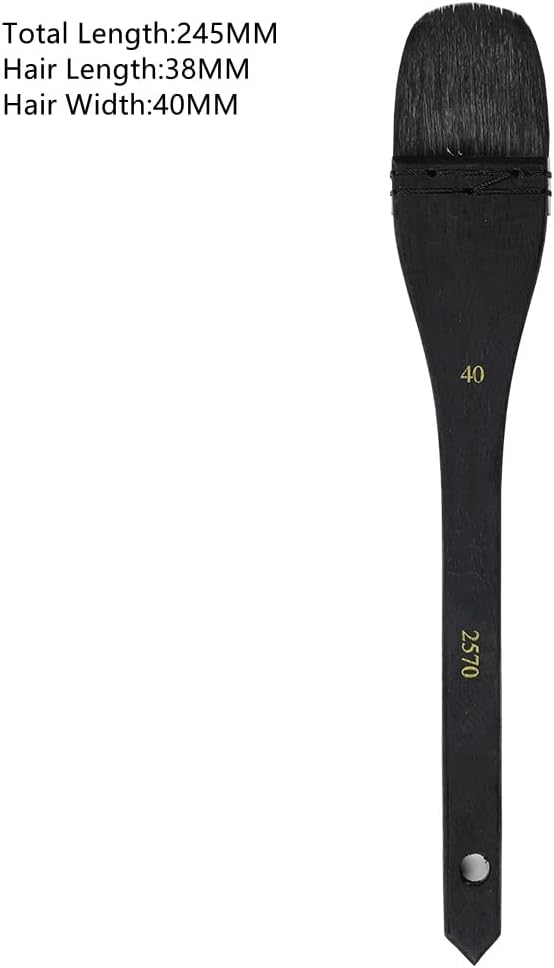 Hair Wood Handle Watercolor Art Supplies for Artists' Painting Brushes