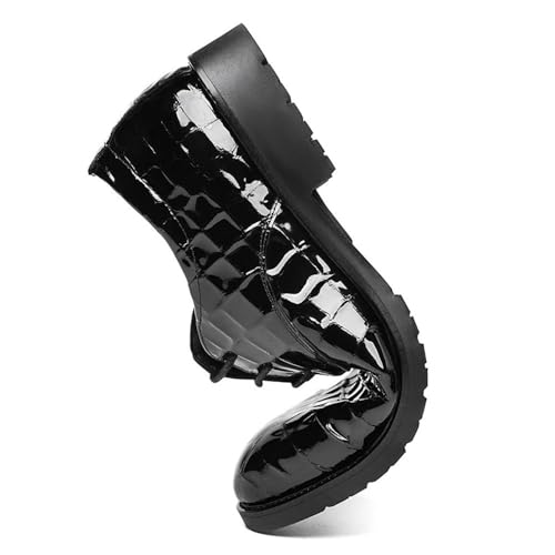 Men's Patent Leather Dress Shoes Business British Style Pointed Toe Wedding Formal Genuine Leather Trendy Shoes2