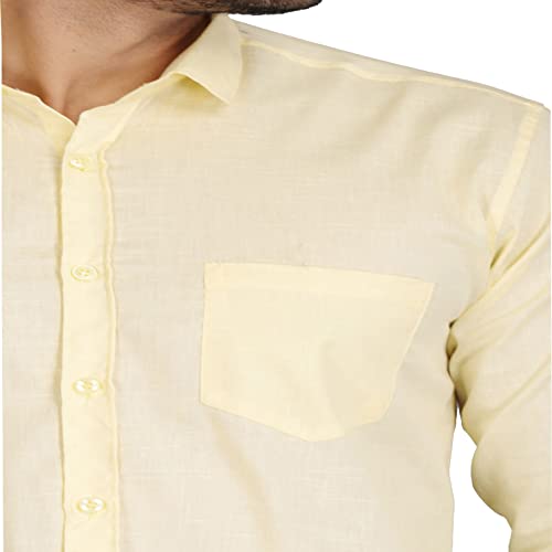 Image of Man Slim Fit Cotton Casual Shirt
