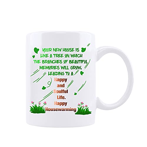 Housewarming Gifts for New Home Coffee Mug Gifts -Your New House Leading to A Happy Soulful Life- Housewarming Present New Homeowner Gift for Men Women Friends Colleague, 11 oz Ceramic Coffee Tea Mug Housewarming Gifts for New Home Coffee Mug Gifts -Your New House Leading to A Happy Soulful Life- Housewarming Present New Homeowner Gift for Men Women Friends Colleague, 11 oz Ceramic Coffee Tea Mug