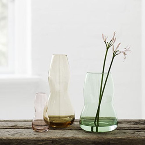 Holmegaard Future Vase rosa, Höhe 13