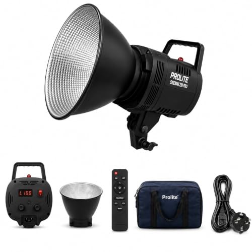 Image of Prolite Cinemax 250 Pro Bi COB LED Studio Light, 2700-6500K Bowens Mount