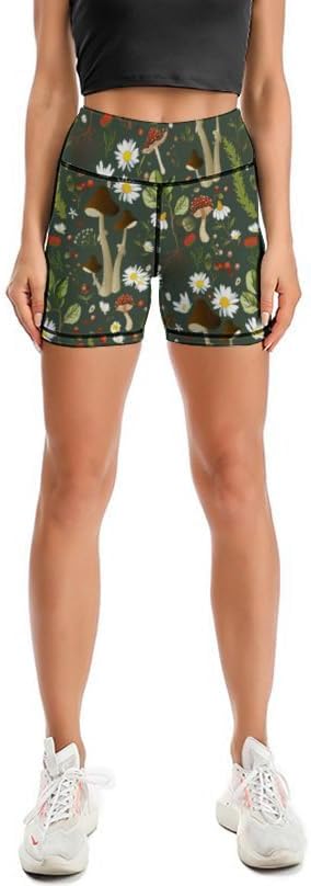 Women's High Waist Bike Shorts for Workout Sports Athletic Running Hiking Biker Yoga Gym Size - Image 6