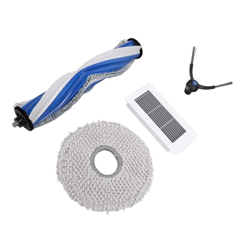 Conjunto de Acessórios para Aspirador de robô Com Escova Principal, Escova Lateral, Lavável, Esfregã