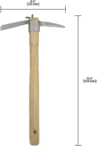 Miniatura 5 de Zenport Azada de plantación J606, hoja de acero inoxidable de 2.5 pulgadas de ancho, púa de 3 pulgadas