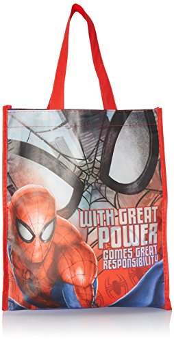 Disney Marvel Spider-ManWith Power Reusable 12-inch Tote Bags Toys & Games, 12