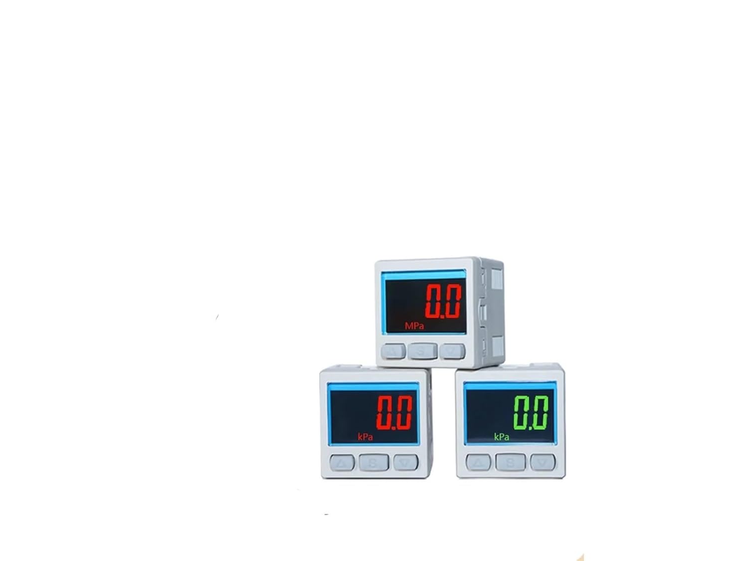 1pcs Vacuum Gauge, Air Pressure Sensor Digital Pressure Switch, Negative Pressure Gauge(NPN,-0.1-1mpa)