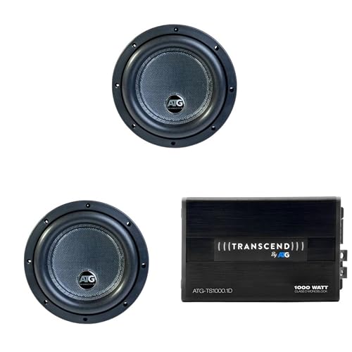 ATG Transcend Series 1800 Watt Class D Mono Amplifier with (2) 8