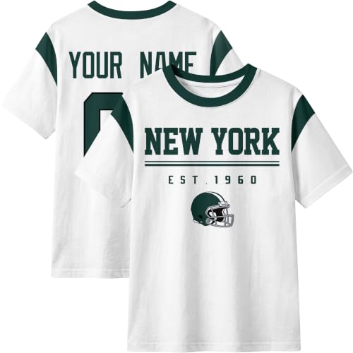 Image of T-Shirt Custom Crewneck Short Sleeve for Men Gifts | Custom T-Shirt Personalized Name and Number