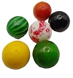 2,5 kg Frucht Medley Kaugummi |Automatenkaugummi | 6 farbig | pin24shop | ca. 24 mm |Melone, Traube, Orange, Erdbeere, Zitrone, Apfel Geschmack