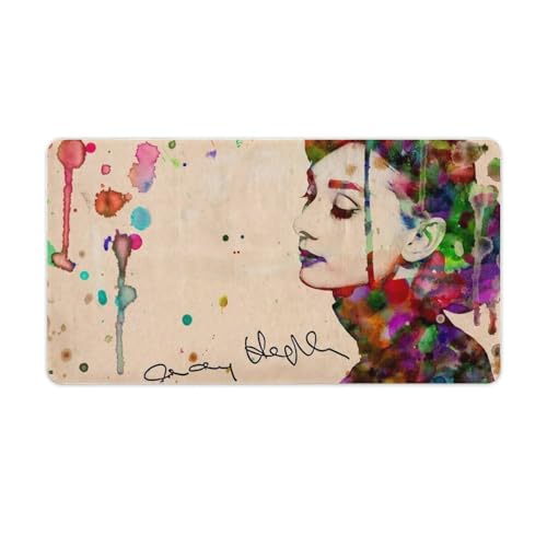 ��^ �}�E�X�p�b�h �I�[�h���[�E�w�b�v�o�[�� Audrey Hepburn �Q�[�~���O�}�E�X�p�b�h �f�X�N�}�b�g �L�[�{�[�h�p�b�h ���@�\�e�[�u���}�b�g ���� �S���� ����~�� �����O�T�C�Y ���w���}�E�X�Ή� �G�b�W���b�N �ϋv�� �I�t�B�X/����p 4