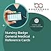 Nursing Badge General Medical Reference Cards, 8 PCS (Glasgow - Want It All