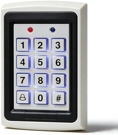 DIY Installation Indoor Access Control Keypad,RFID 125KHz,1000-Us...