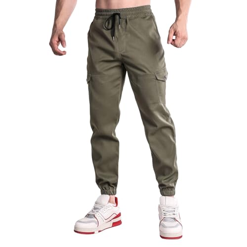 Treillis militaire blanc multipoches coupe droite casual toutes saisons