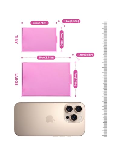 Image of CATEARED 2-in-1 Diamond Art Trays With Lids,Anti-static Diamond Art Storage Containers, Diamond Art Accessories Diamond Painting Trays with Lids & Line-Up, Box Package (Light Pink, 15 piece Tray Kit)