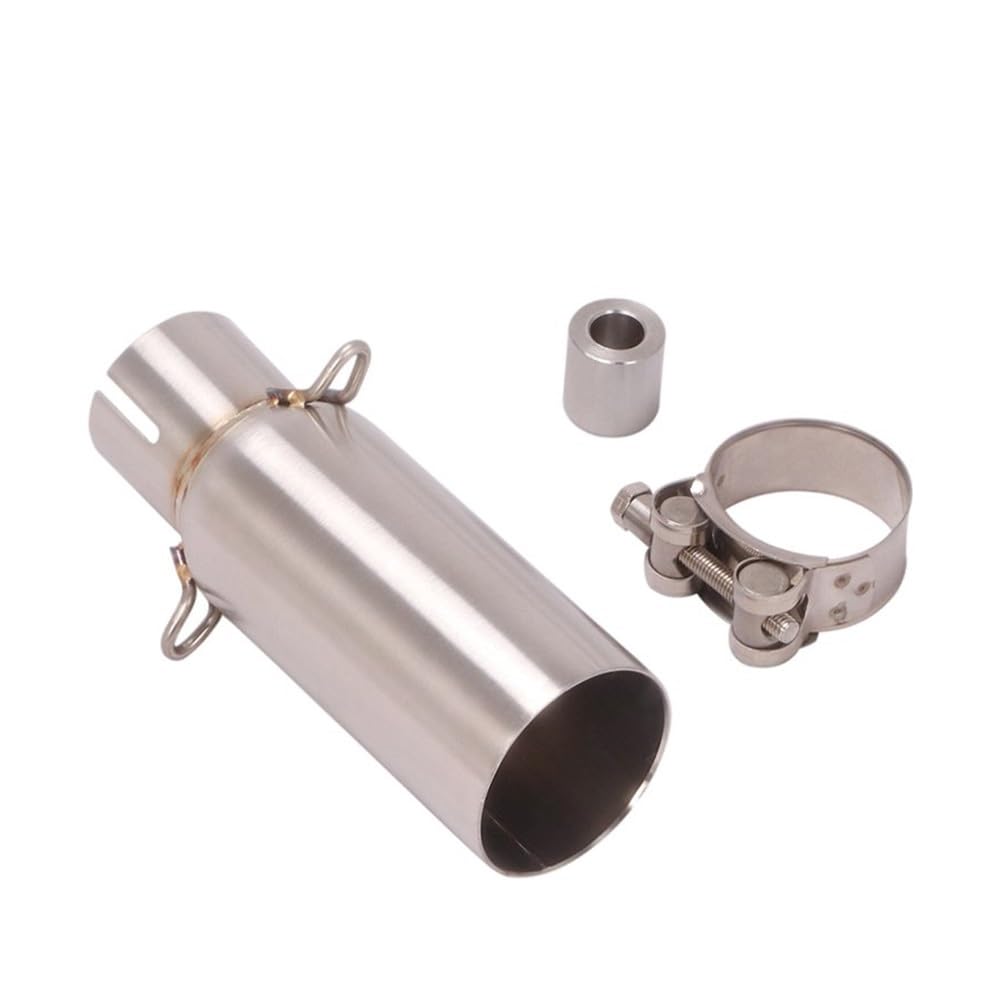 WOLWES Tubo Escape Motocicleta Slip On Escape Moto 51mm Middle Link Pipe Silenciador Modificar Escape Moto Bike para Kymco para Xciting 400 para Xciting400 para K-Xct300 S400 Escape Tubo