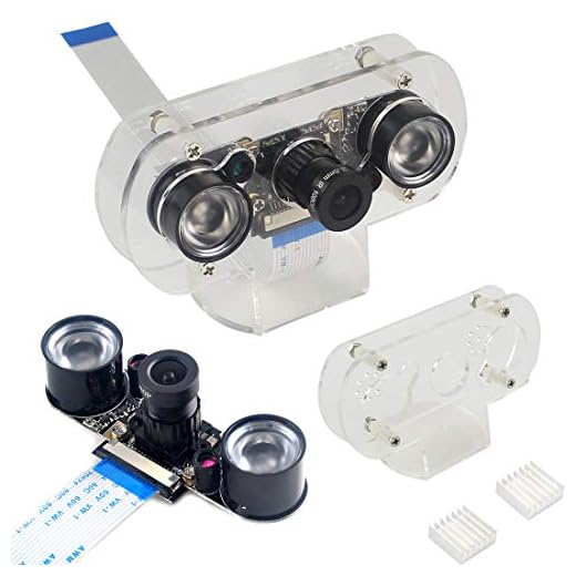 Hailege Camera 5MP OV5647 Modulo Telecamera Per Visione Notturna Con Messa A Fuoco Regolabile Video 1080p Per 2 3 Modello B Modello B + con Borsa