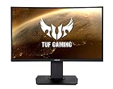 ASUS TUF Gaming VG24VQR - Ecran PC Gamer eSport 23,6' FHD -Dalle VA incurvée - 165Hz - 1ms - 16:9 - 1920x1080 - Display Port & 2x HDMI - Haut-parleurs - AMD FreeSync Premium -Extreme Low Motion Blur