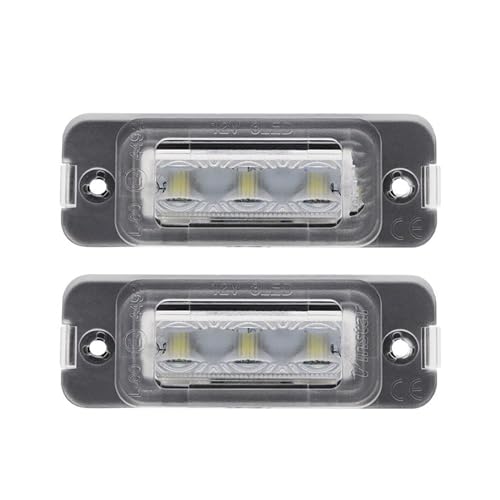 Luces matrícula LED Benz W251 W164 acabado premium sellado hermético contra humedad 2 piezas