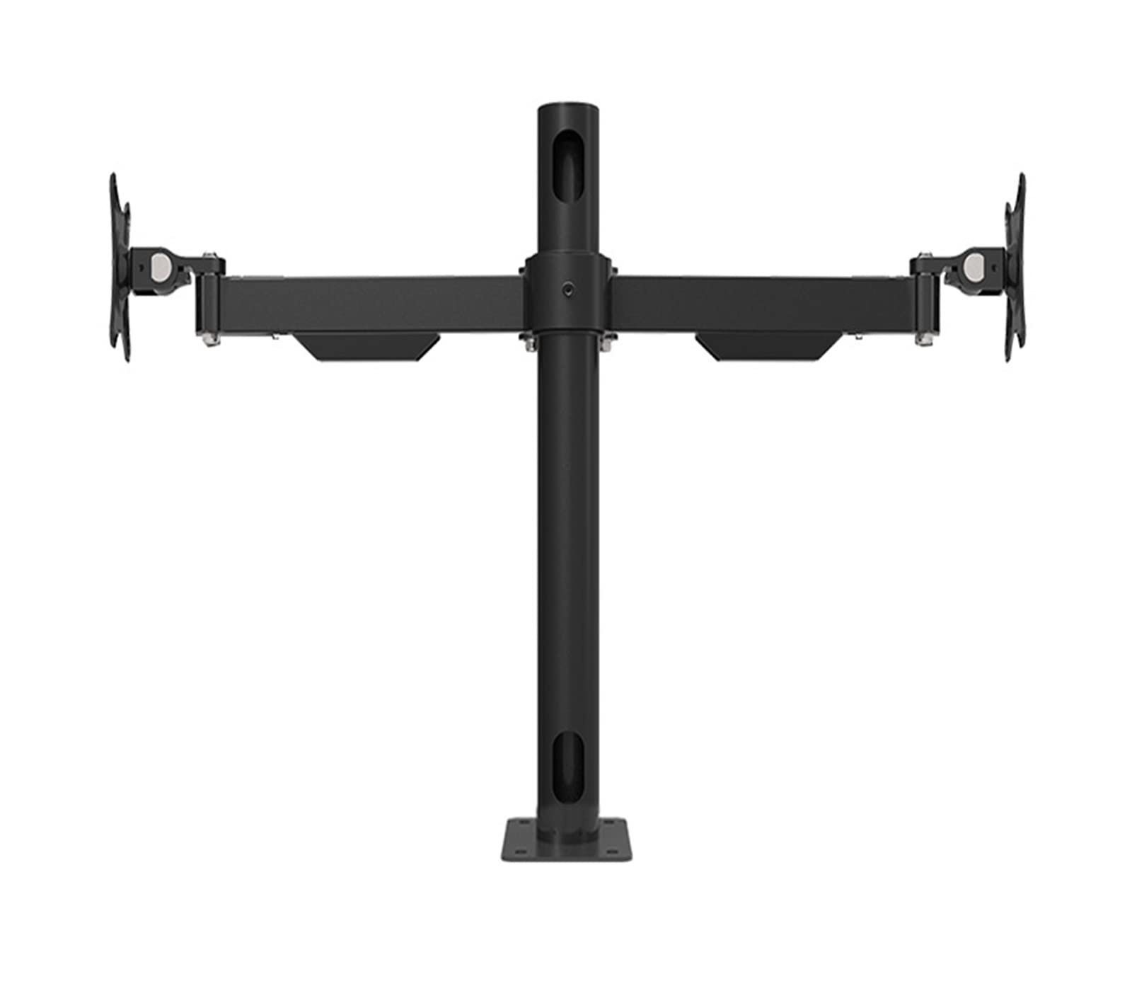 Support de moniteur double ergonomique pour organiser un bureau de télétravail moderne