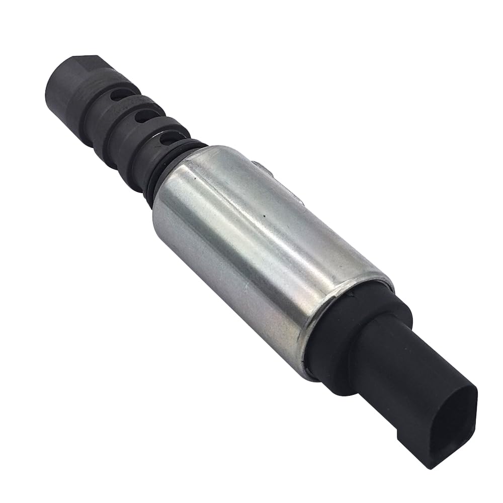 06E109257P Électrovanne de réglage d'arbre à cames VVT | Compatible avec Audi A3 A4 B7 B8 A5 A6 A8 A8 Q3 Q7 R8 TT 2.4-5.2 Compatible avec Jetta Passat Golf New Beetle 2.5 Touareg 4.2