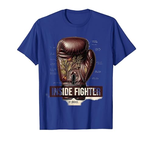 Inside Fighter Choice Boxing T-Shirt Men Royal Blue L