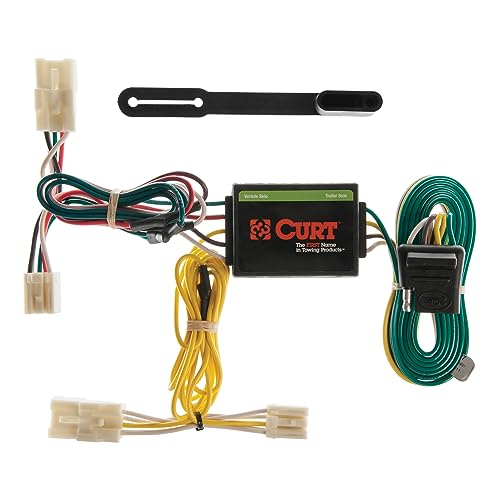 CURT 55307 Vehicle-Side Custom 4-Pin Trailer Wiring Harness
