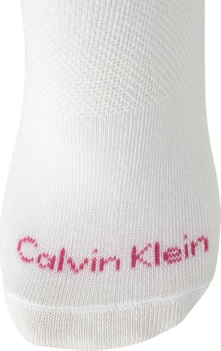Image of Calvin Klein Womens No Show Socks - 12 Pack Flat Knit Cushioned Athletic Low Cut Socks for Women for Sports and Running